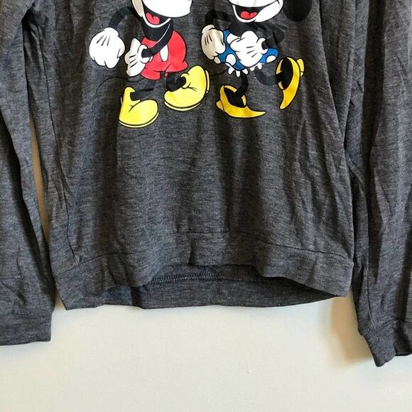 Disney M Mickey Mouse gray long sleeve sweater - Picture 4 of 8